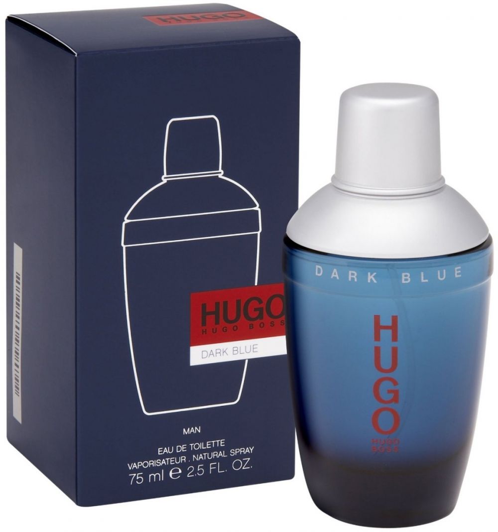 01_66 Hugo Boss - Hugo Dark Blue Perfume For Men Eau de Toilette, 75ml - Image 1