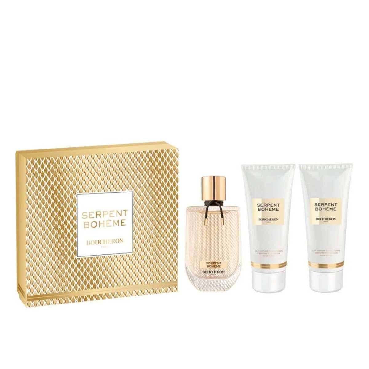 3386460116978 BOUCHERON SERPENT BOHEME FOR WOMEN SET EDP 90ml + PERFUME BODY LOTION 100ml + PERFUME BATH & SHOWER GEL 100ml - Image 1