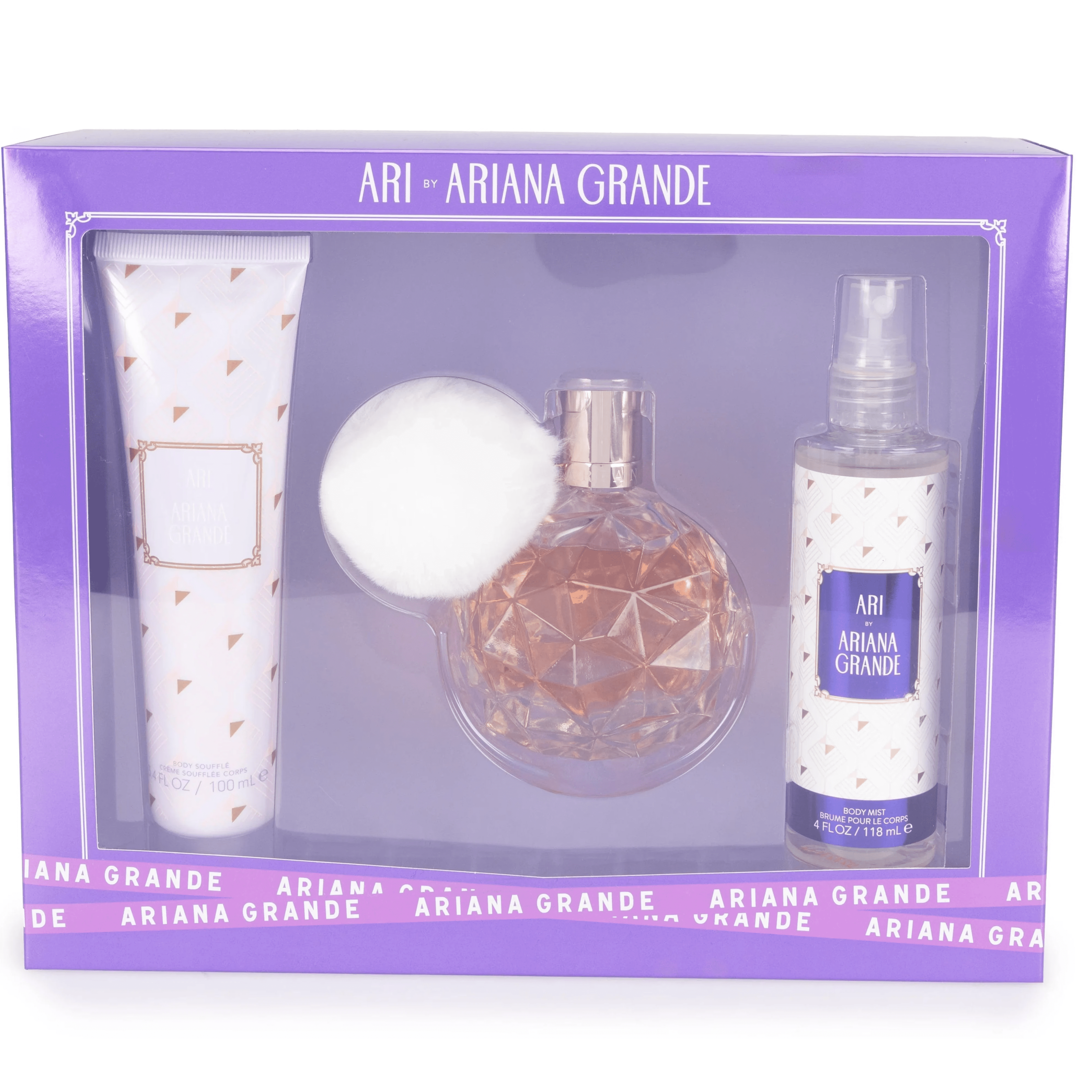ArianaGrandeAri_W_SetEdp100Ml_BodyMist118Ml_BodySouffle100Ml Ariana Grande Ari Gift Set For Women - Image 1