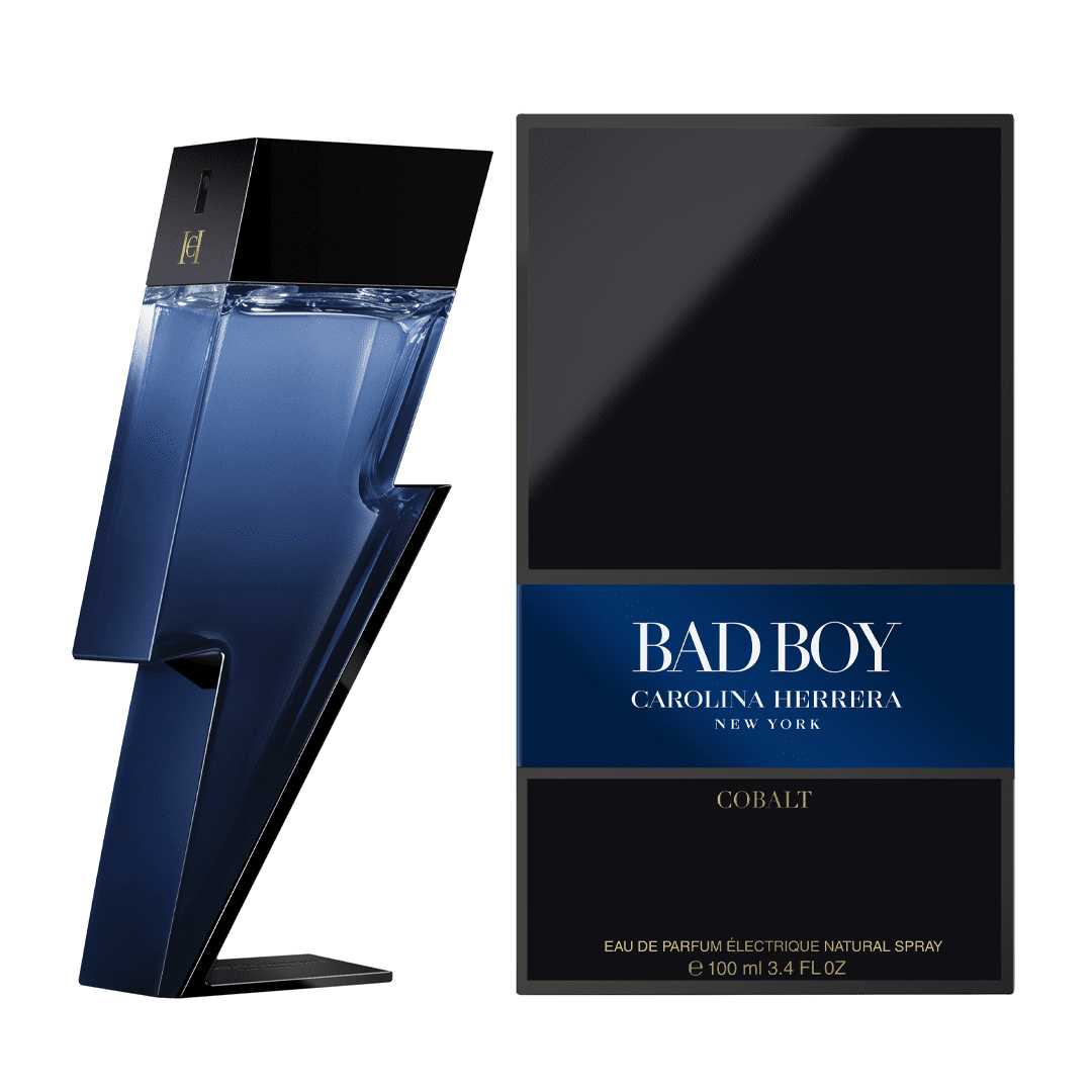 CarolinaHerreraBadBoyCobaltEDP100ml Carolina Herrera Bad Boy Cobalt Perfume For Men EDP 100ml - Image 1