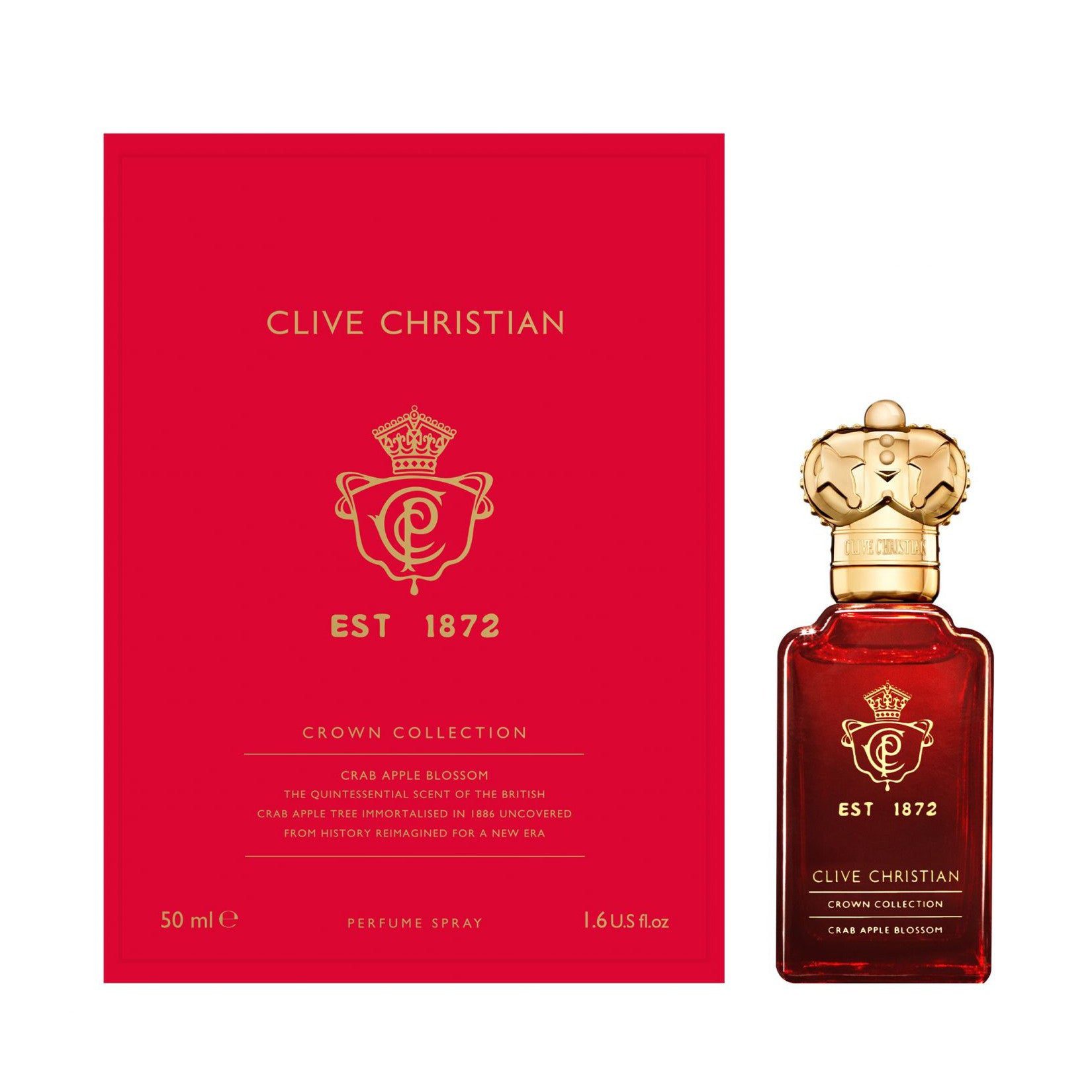 CliveChristianCrownCollectionCrabAppleBlossom_U_PerfumeSpray50Ml Clive Christian Crown Collection Crab Apple Blossom Perfume Spray For Unisex 50ml - Image 1