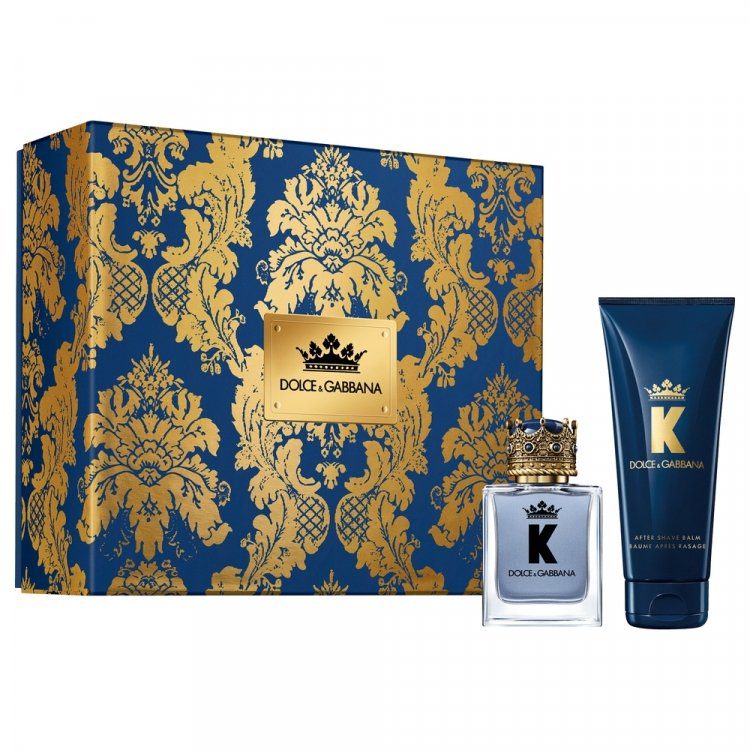 SetD_GKing50MlEdt_As75Ml Dolce & Gabbana King Gift Set For Men - Image 1