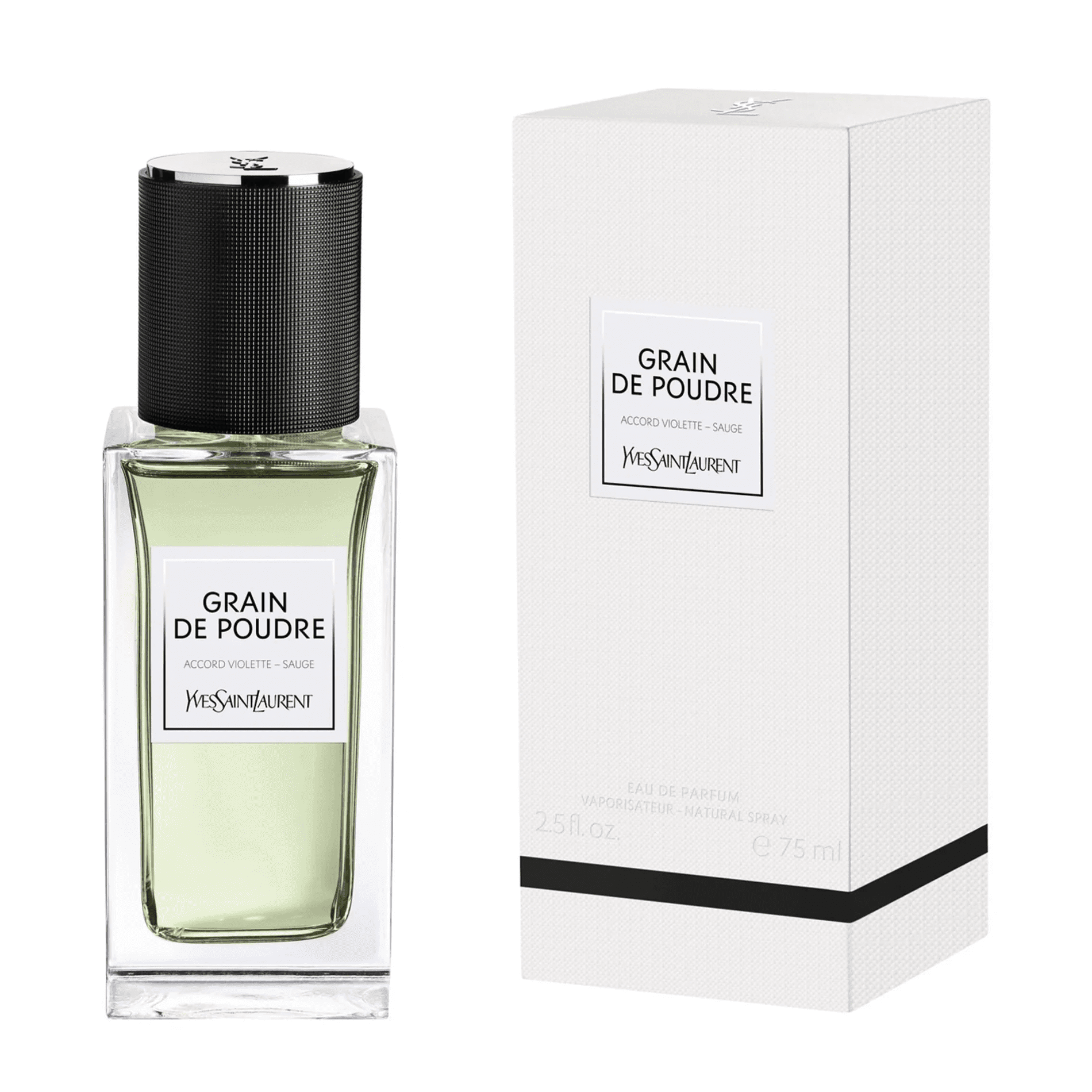 YvesSaintLaurentGrainDePoudreAccordViolette-Sauge_U_Edp75Ml Yves Saint Laurent Grain De Poudre Accord Violette - Sauge Perfume For Unisex EDP 75ml - Image 1