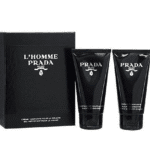 Prada L'Homme for Men Set Facial Cleanser 75 Ml + Tonic Shower Cream 75 Ml
