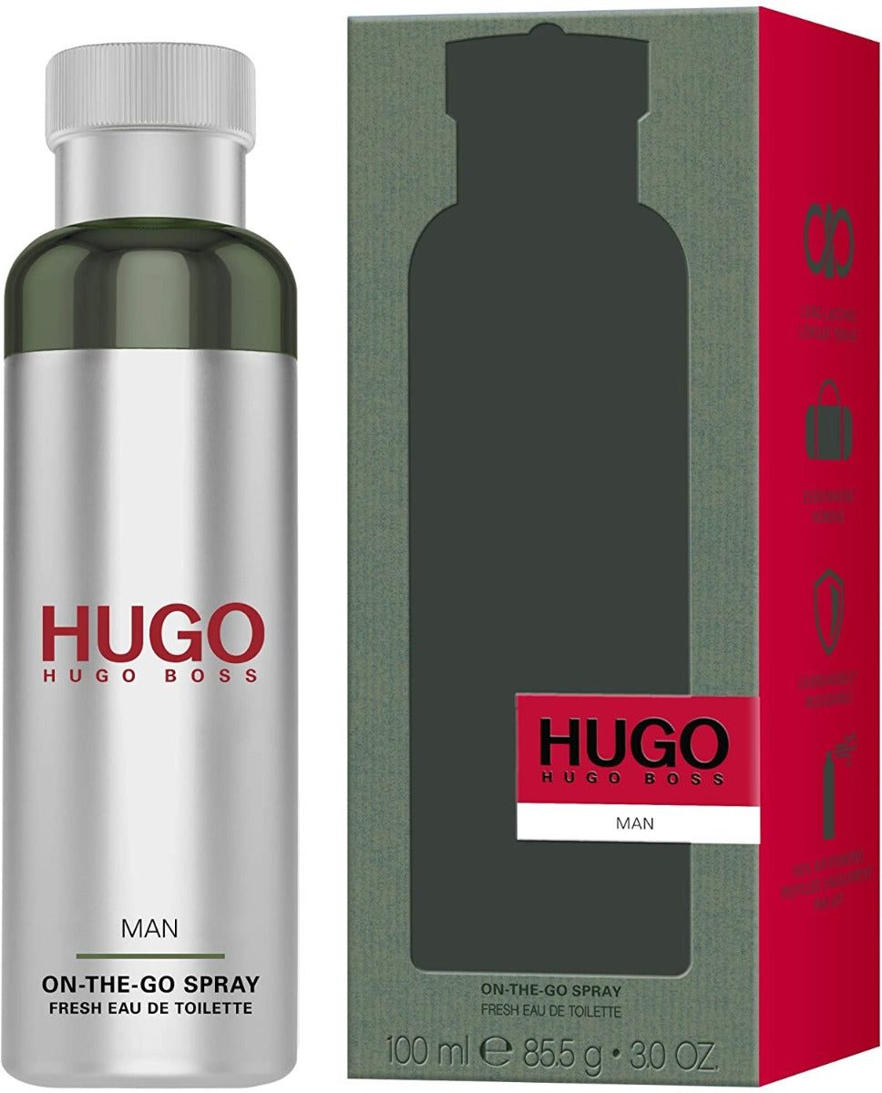 HUGO BOSS GREEN ON THE GO FOR MEN EDT 100ML - Image 1