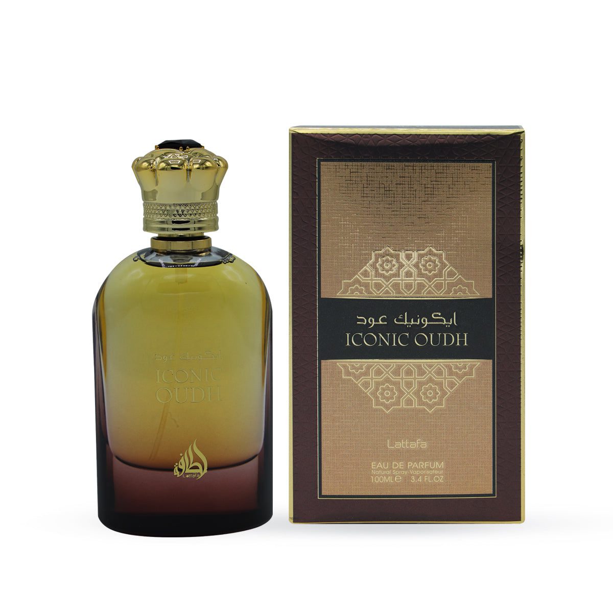 lattafa_iconic_oud_edp_100ml_spy Lattafa Iconic Oud - Perfume For Unisex - EDP 100ml - Image 1