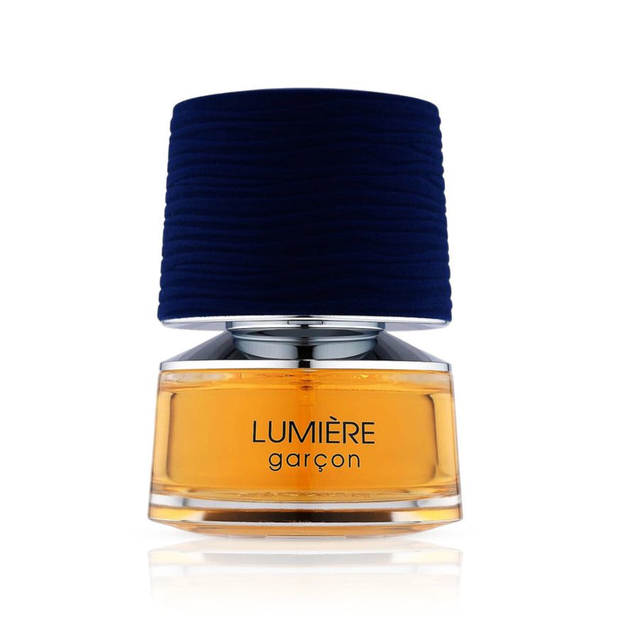 lumiere-gracon-perfume-bottle-against-white-background French Avenue Lumiere Garcon Perfume For Men EDP 100ml - Image 1