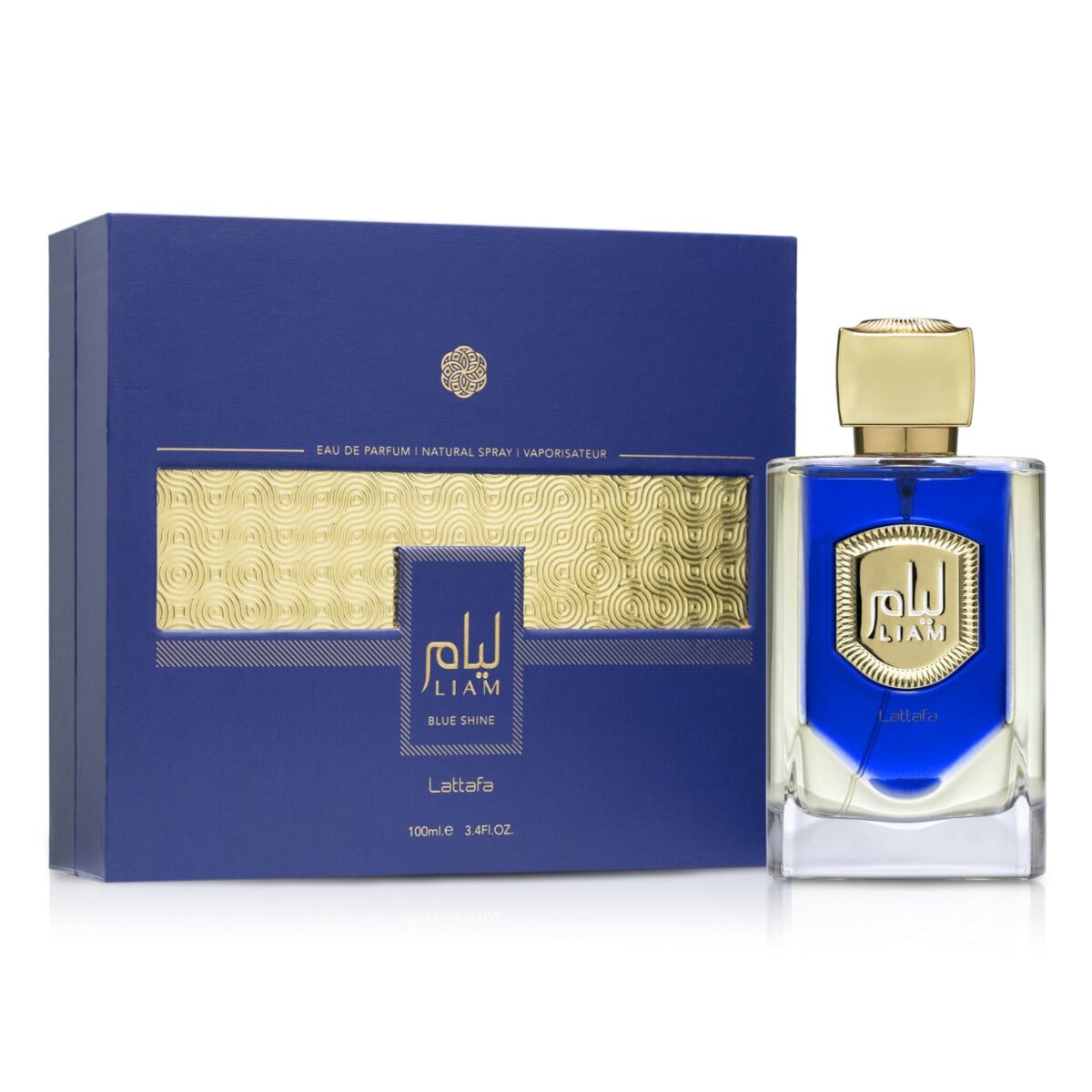Lattafa Liam Blue Shine Perfume For Unisex EDP 100ml - Image 3