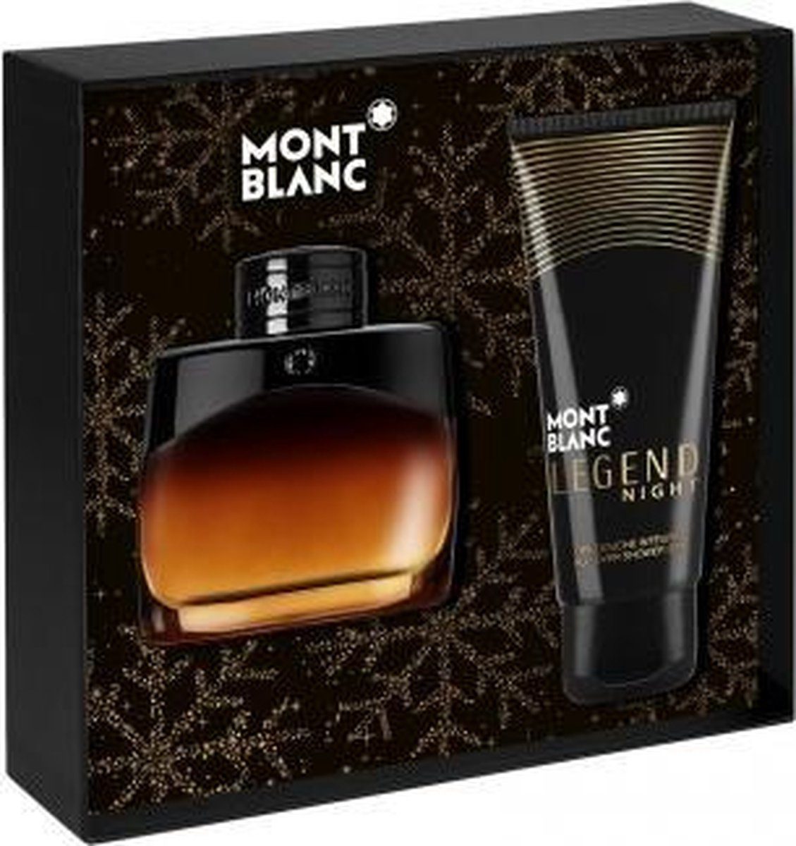 1129x1200 Mont Blanc Legend Night Gift set for Men: EDT 50 ml + Shower Gel 100 ml - Image 1