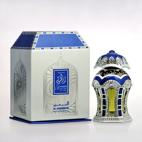 210_1 Al Haramain Rafia Silver Attar- Perfume Oil for Unisex 20ml - Image 1