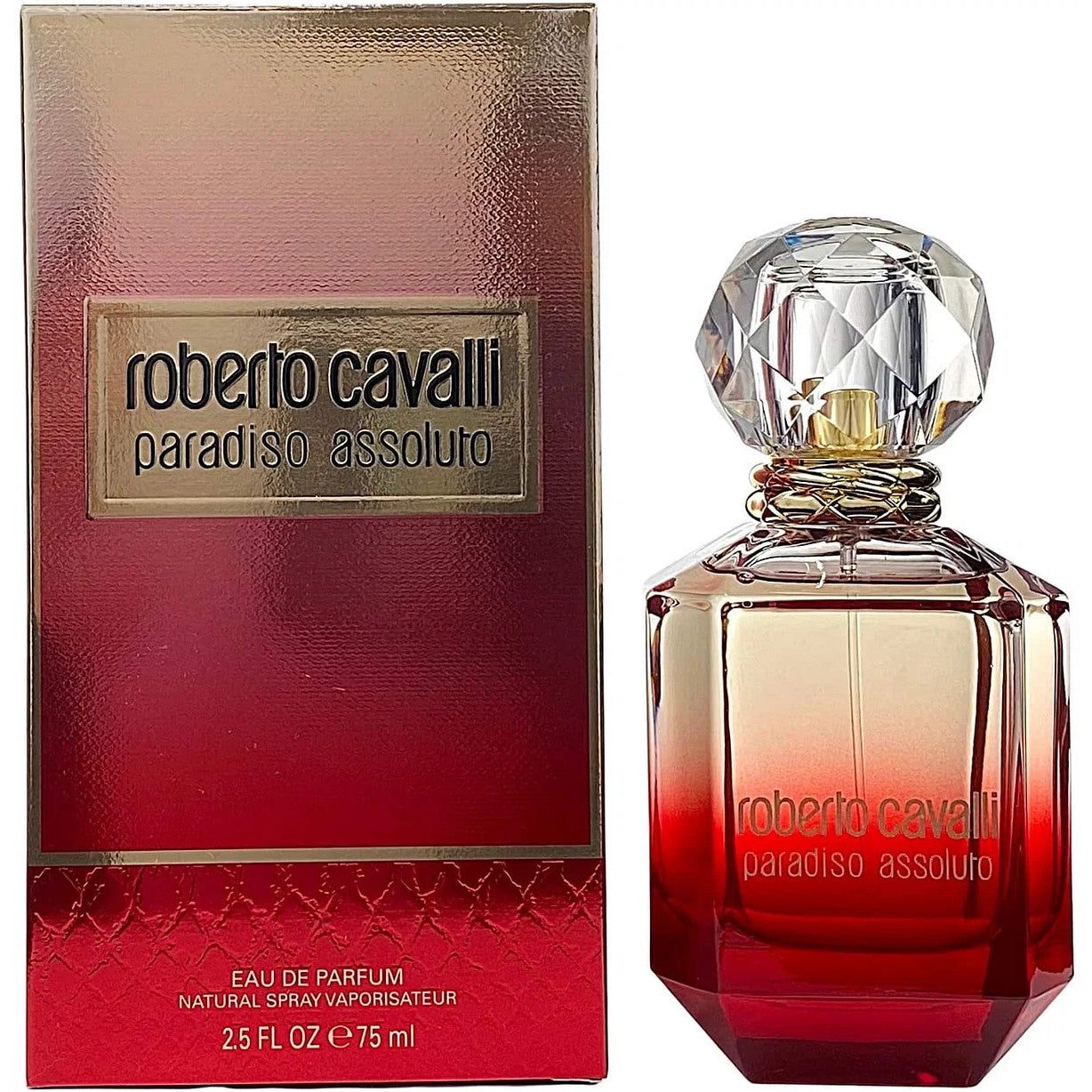 2228c5620d24fbcbdac56ea24e44fc15d3 Roberto Cavalli Paradiso Assoluto EDP 75ml Spray For Women - Image 1