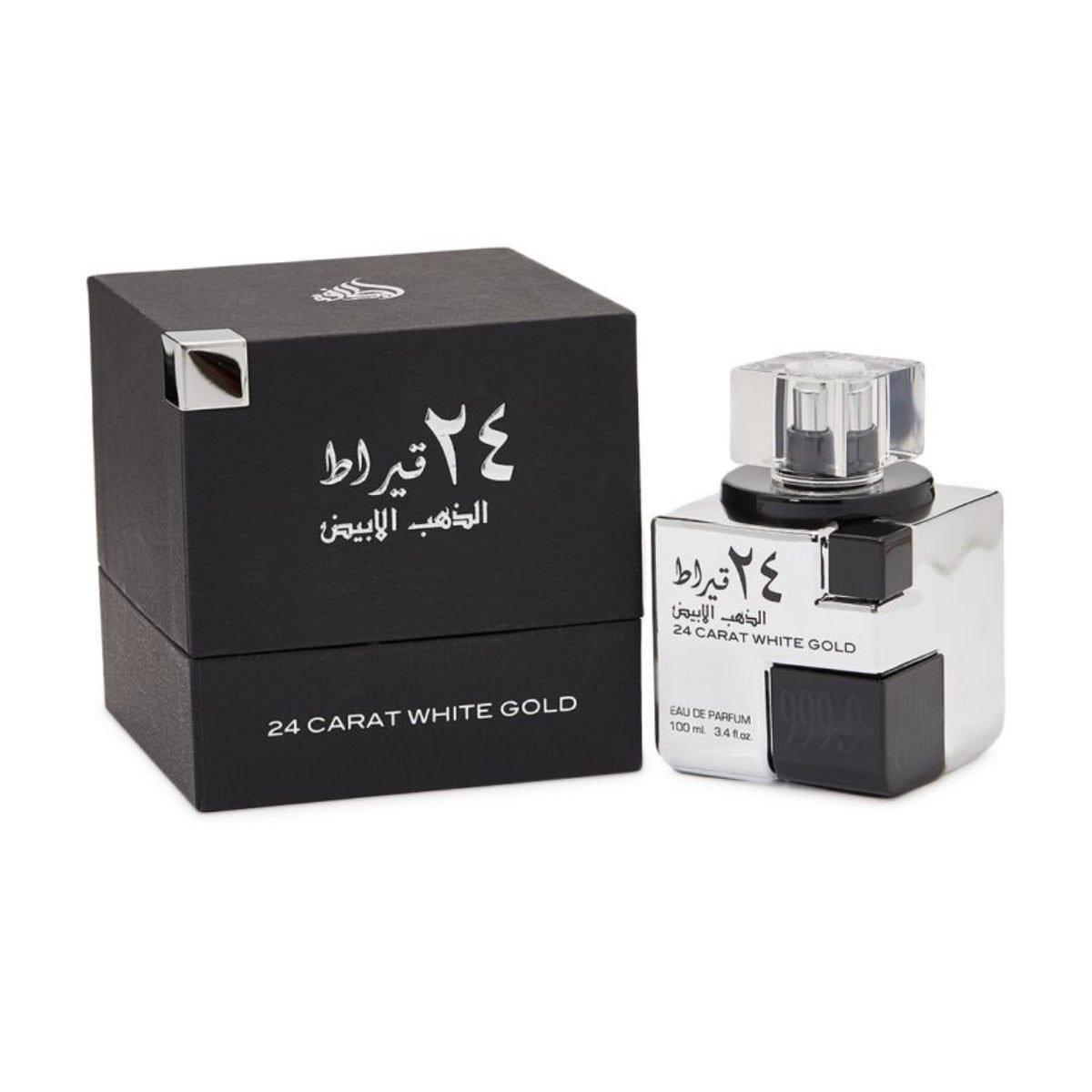 24-carat-White-Gold Lattafa 24 Carat White Gold Perfume For Men and Women, EDP, 100ml - Image 1