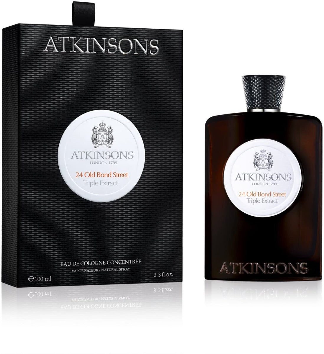 24_old_bond_street_triple_extract_by_atkinsons_unisex_perfume_-_eau_de_cologne_100ml 24 Old Bond Street Triple Extract by Atkinsons Unisex Perfume - Eau de Cologne, 100ml - Image 1