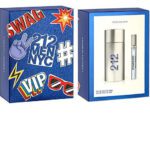 Carolina Herrera 212   EDT  100ml Spray + 10ml Travel Spray For Men