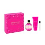 Jimmy Choo Rose Passion For Women Set EDP 100ml + EDP 7.5ml + Perfumed Body Lotion 100ml - Image 2
