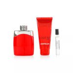 Mont Blanc Legend Red For Men Set EDP 100ml + EDP 7.5ml + All Over Shower Gel 100ml - Image 4