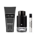Mont Blanc Explorer For Men Gift Set EDP 100ml + EDP 7.5ml + All Over Shower Gel 100ml