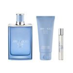 Jimmy Choo Man Aqua For Men Set EDT 100ml + EDT 7.5ml + All Over Shower Gel 100ml