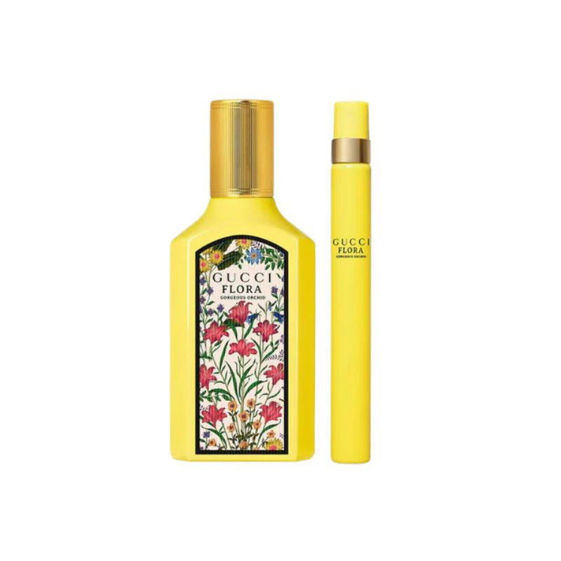3616305447685 Gucci Flora Gorgeous Orchid For Women Set EDP 50ml + EDP 10ml - Image 1