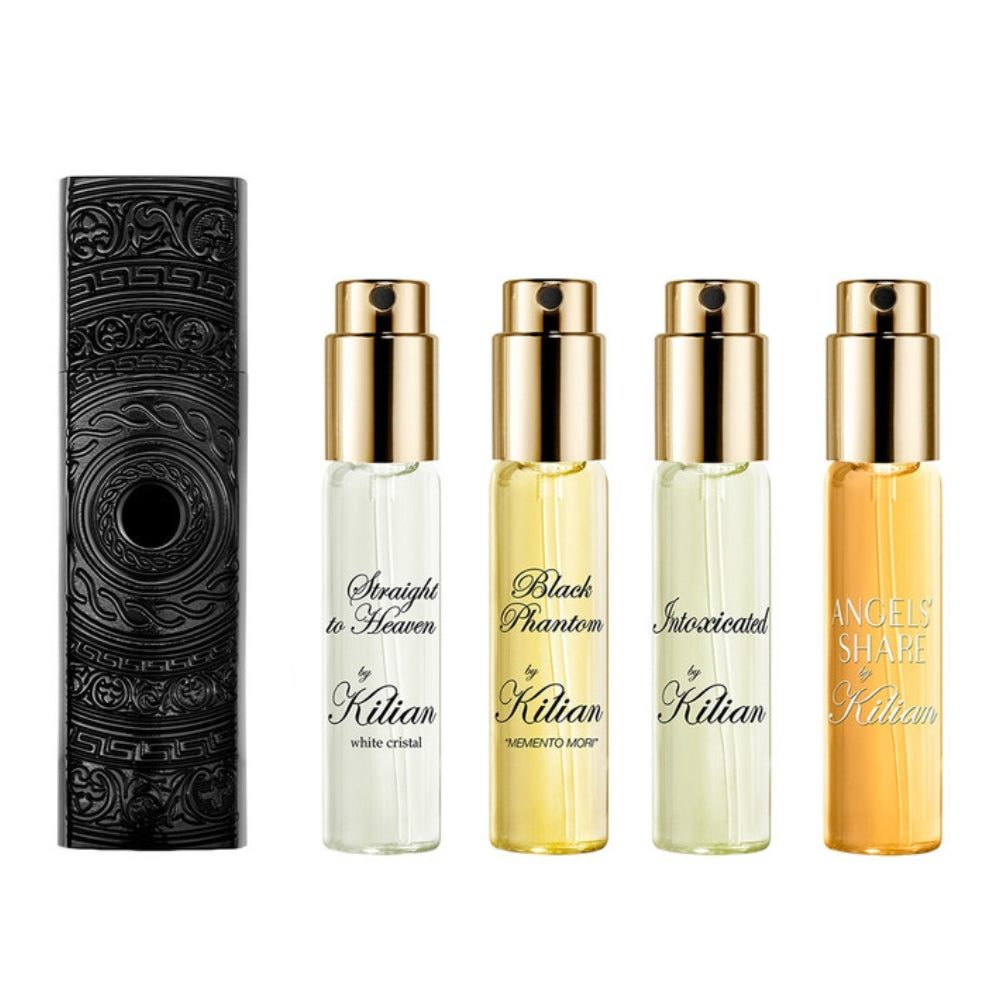 3700550228301 Kilian The Woody Cellars For Unisex Set Travel Spray + EDP 4x7.5ml Refills - Image 1