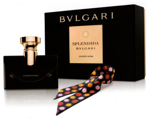419895-783320920875_1_g BVLGARI Splendida Jasmin Noir Perfume Set For Women - EDP 100 ml + Scarf - Image 1