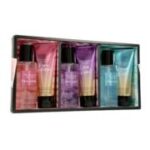 VICTORIA'S SECRET (PURE SEDUCTION +LOVE SPELL+AQUA KISS )125ML BODY MIST+100ML BODY LOTION SET