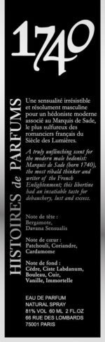 Histoires De Parfums 1740 Perfume For Men EDP 60ml - Image 2