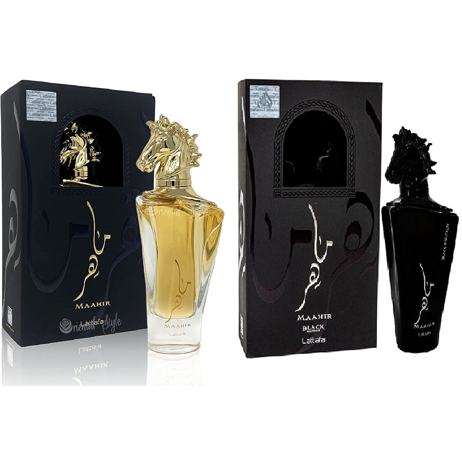 71Hox23v4xS._AC_SL1500 Lattafa Perfumes Maahir Eau De Perfume Combo Pack of 2 - Image 1