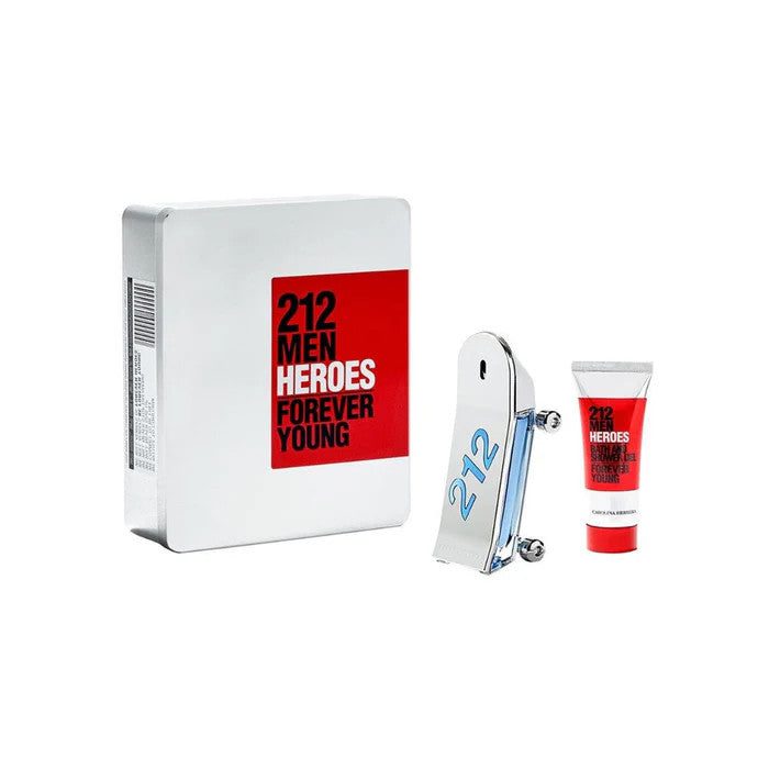 82carolina-herrera-212-heroes-for-men-90ml-edt-shower-gel-100ml-set-or-isetan-kl-online-store Carolina Herrera 212 Heroes Forever Young Men Set EDT 90ml + Bath& shower Gel 100ml For Men - Image 1
