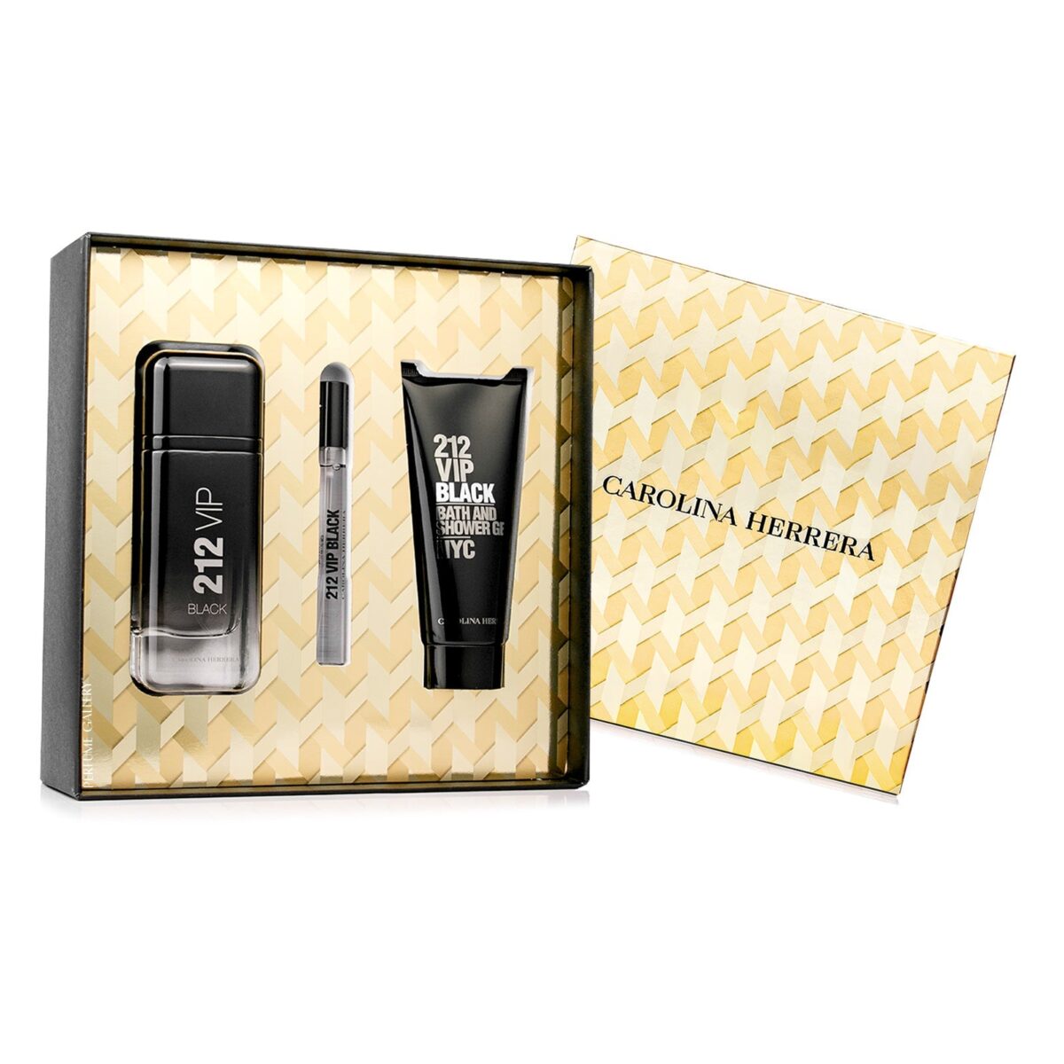 Carolina Herrera 212 VIP Black Gift Set For Men - Image 2
