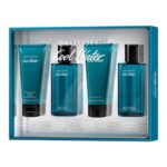 Davidoff Cool Water  Set EDT 75ml + After Shave  Balm 75ml + All-in-one Shower Gel 75ml + After Shave 75 Ml For Men