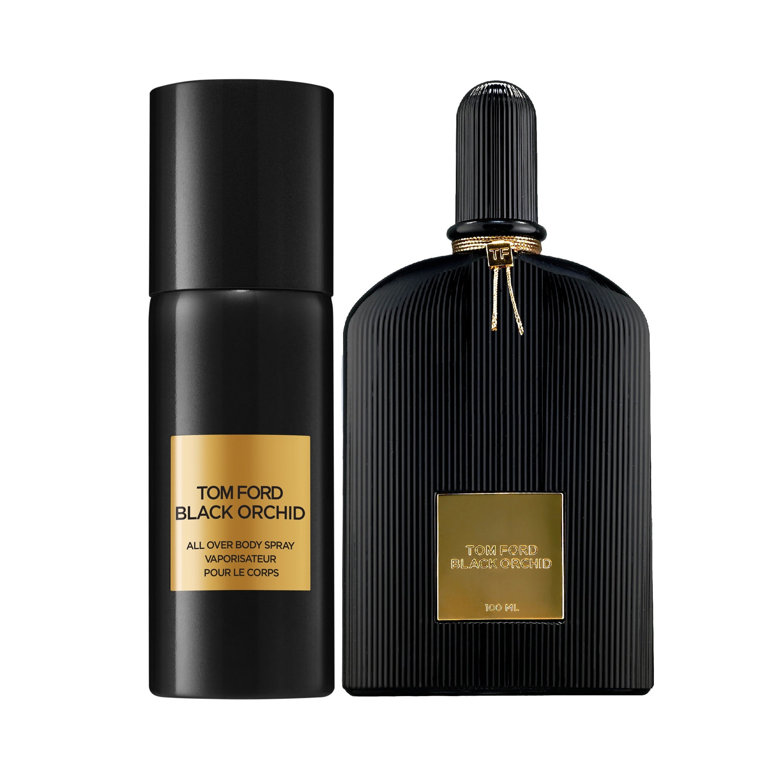 888066164320_1 Tom Ford Black Orchid For Women Set EDP 100ml + All Over Body Spray 150ml - Image 1