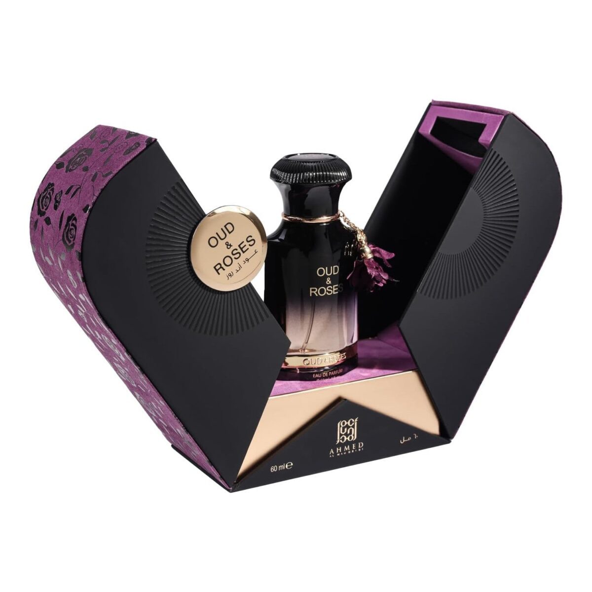 Ahmed Al Maghribi Oud & Roses EDP For Unisex 60ml - Image 2
