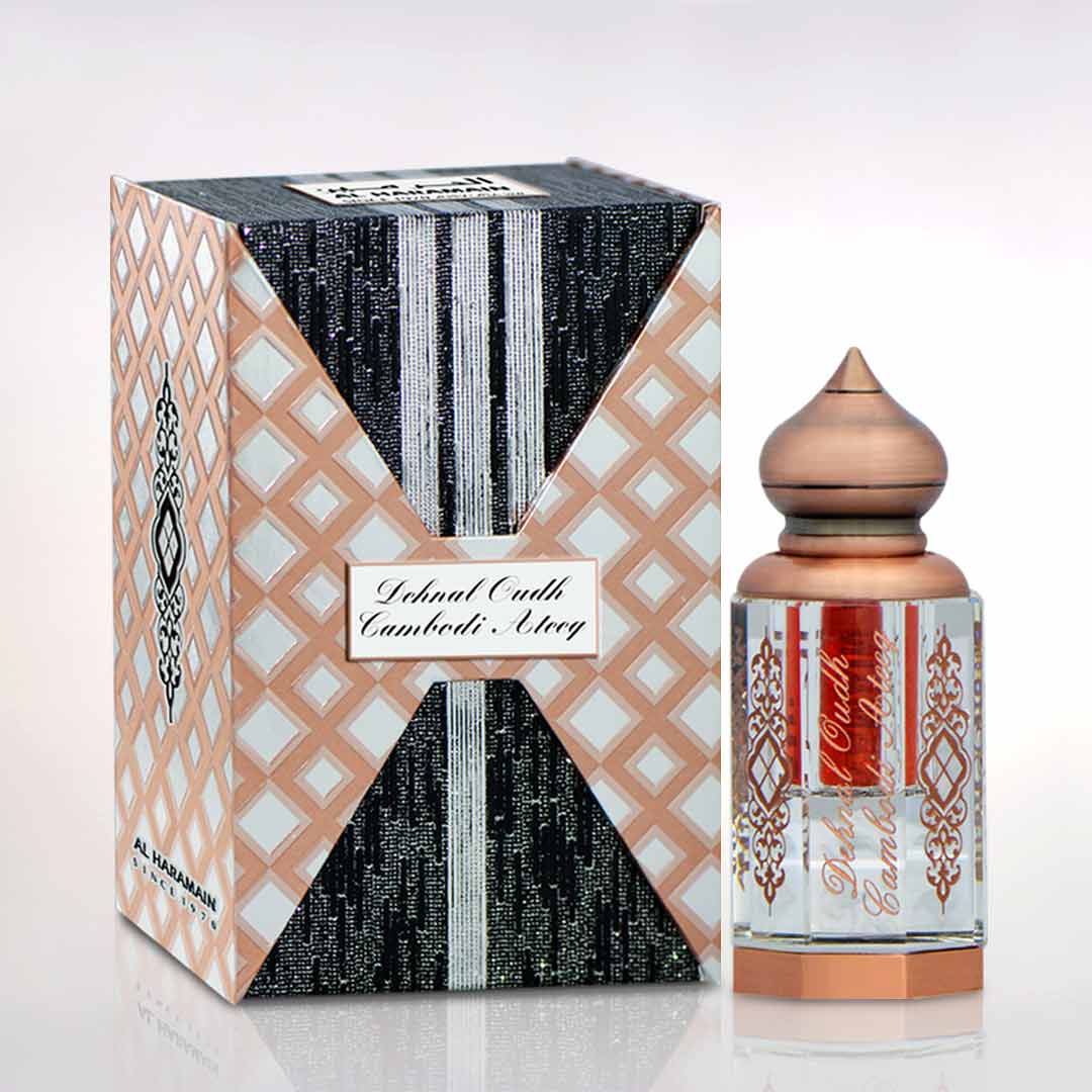 AlHaramainDehnalOudhCambodiAteeqConcentratedPerfumeOil31ml Al Haramain Dehnal Oudh Cambodi Ateeq Concentrated Perfume Oil 3ml - Image 1