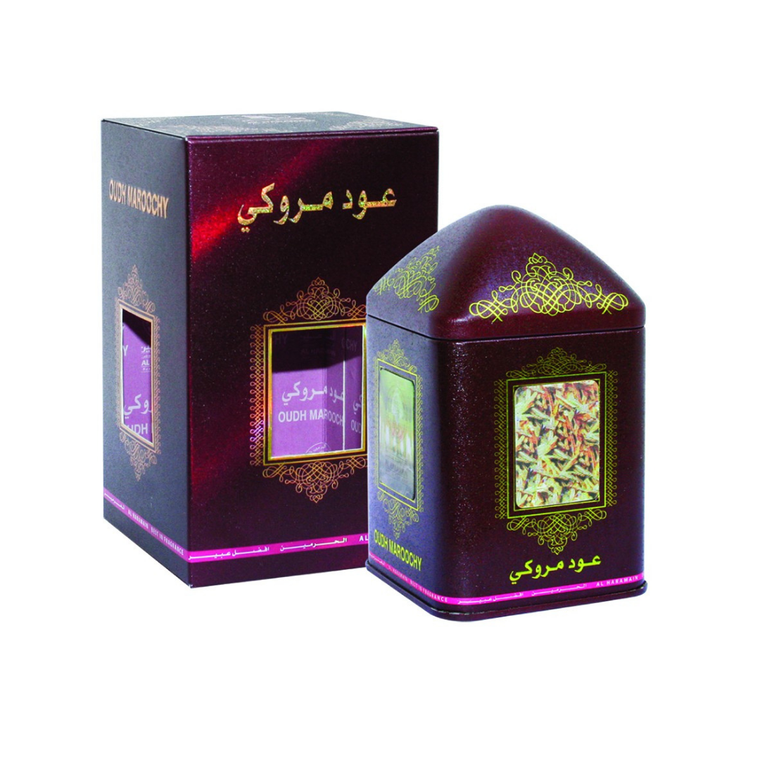 AlHaramainOudhMaroochyBukhoor50g Al Haramain Oudh Maroochy Bukhoor 50g - Image 1