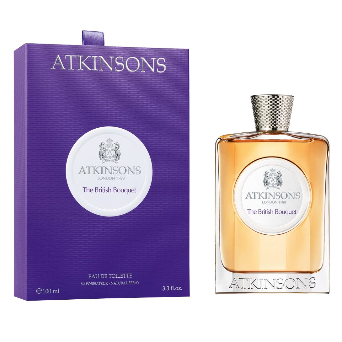 Atkinsons-British-Bouquet-Eau-de-Toilette-100-ml-3-3-fl-oz Atkinsons The British Bouquet Perfume For Unisex EDT 100ml - Image 1