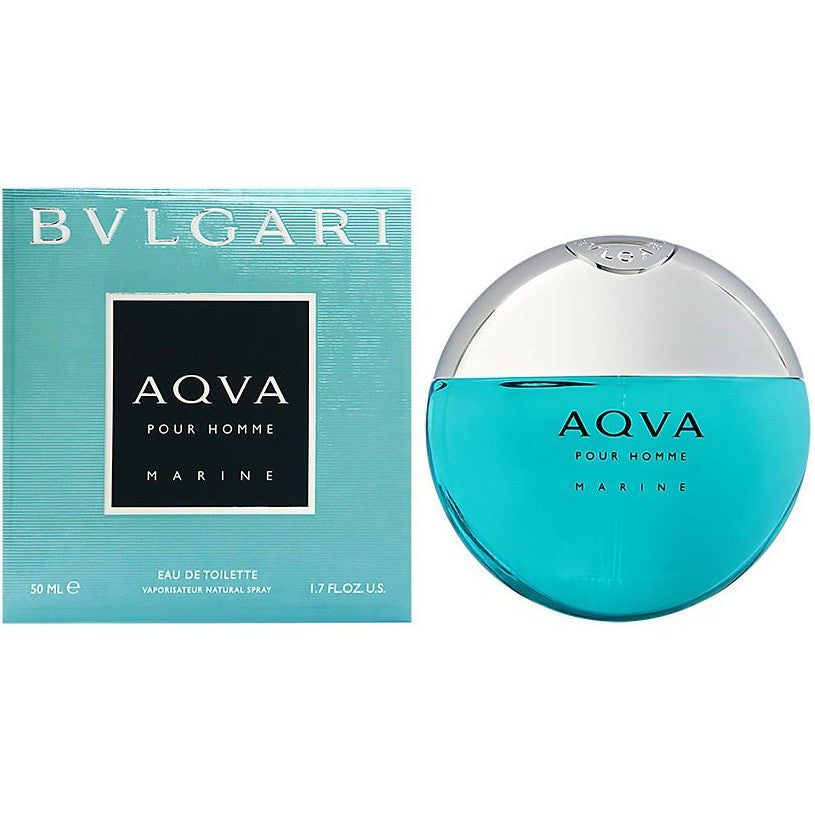 BvlgariAqvaMarinePHEdt50mlSpy Bvlgari Aqva Marine Pour Homme Perfume For Men EDT 50ml - Image 1