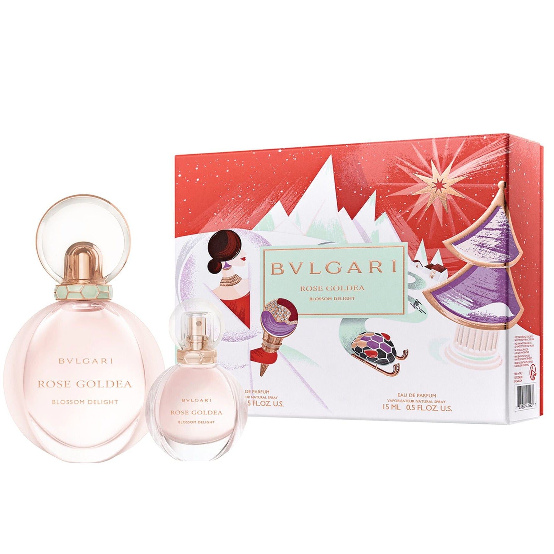 BvlgariRoseGoldeaBlossomDelight_W_SetEdp75Ml_Edp15MlIt Bvlgari Rose Goldea Blossom Delight Gift Set For Women - Image 1