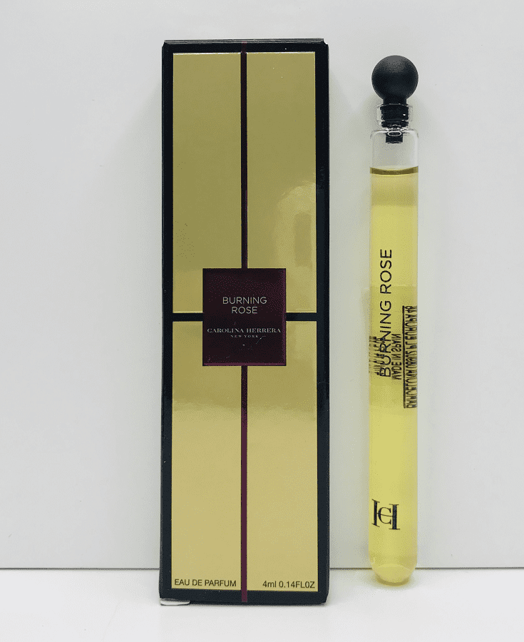 CarolinaHerreraBurningRoseforUnisexMiniEDP5ML Carolina Herrera Burning Rose for Unisex Mini EDP 5 ML Es - Image 1
