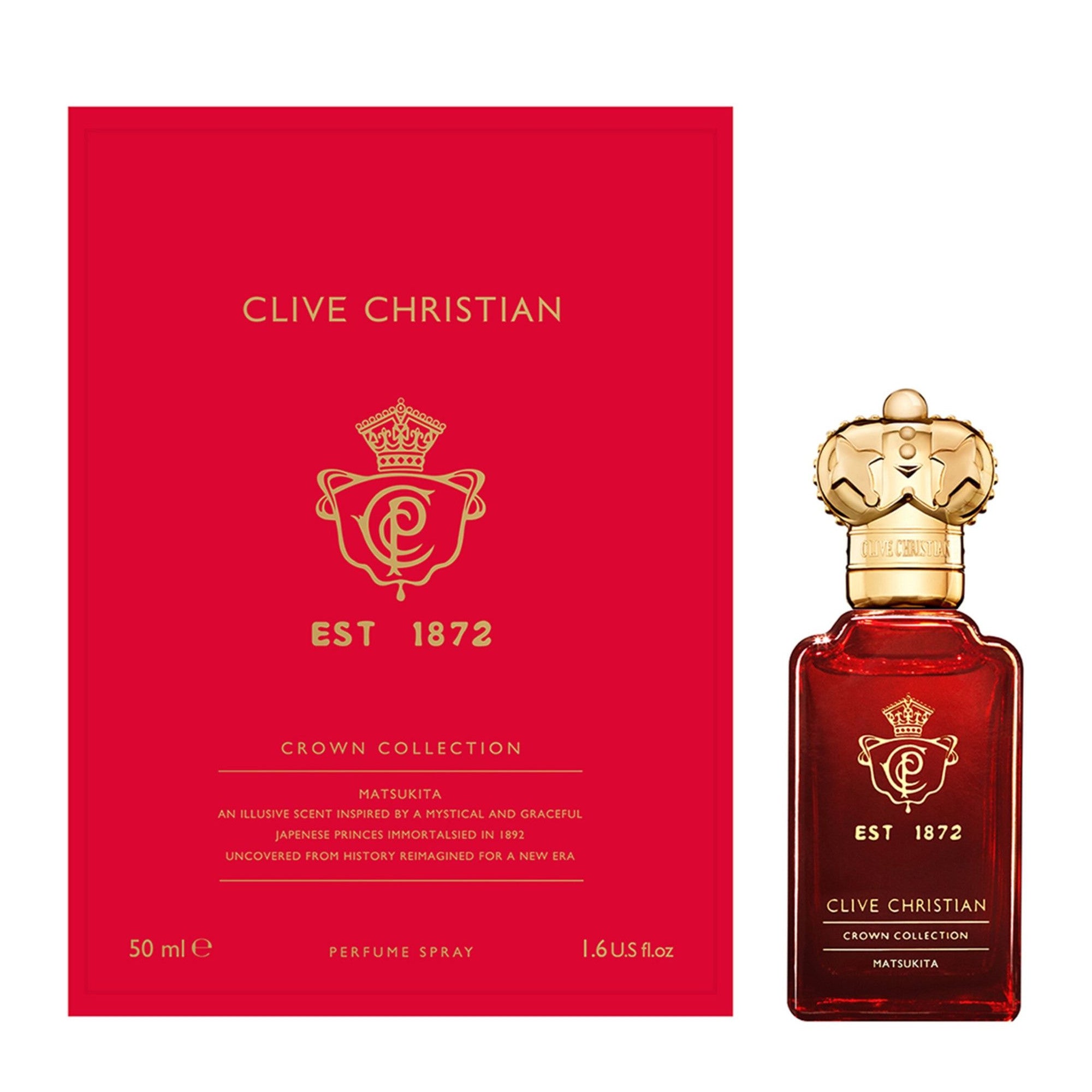 CliveChristianCrownCollectionMatsukita_U_PerfumeSpray50MlUk Clive Christian Crown Collection Matsukita Perfume Spray For Unisex 50ml - Image 1