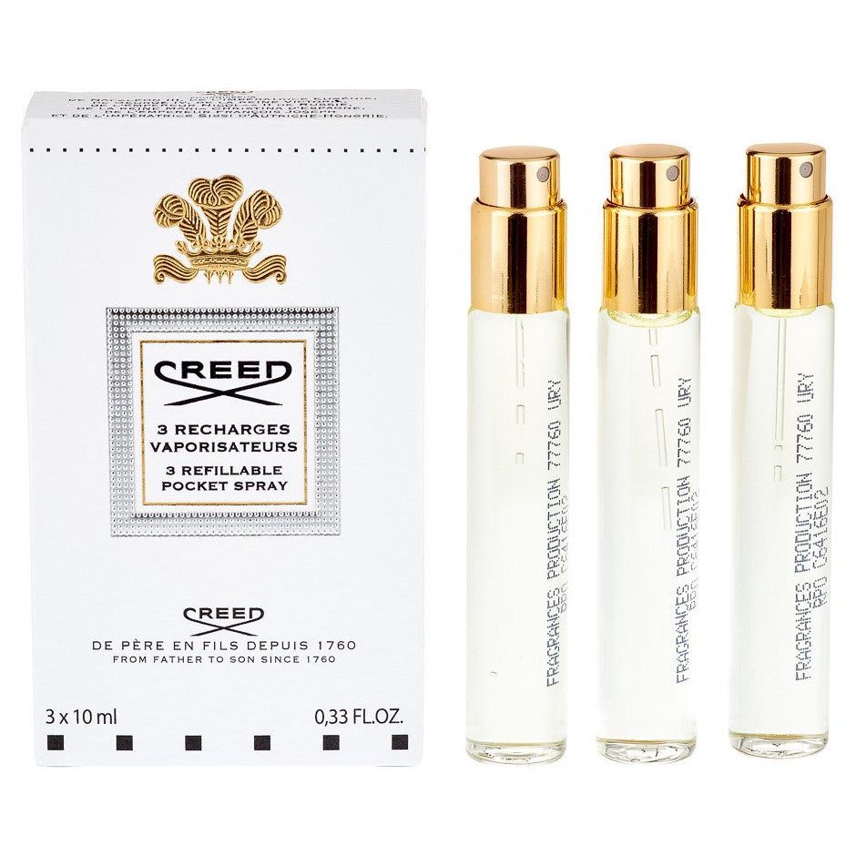CreedSpringFlower_W_Edp3X10MlRefillablePocketSpray Creed Spring Flower Refillable Pocket Spray For Women EDP 3X10ml - Image 1