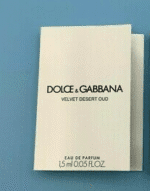 Dolce & Gabbana Velvet Desert Oud for Unisex Tube Spray EDP 1.5 ML - Image 2