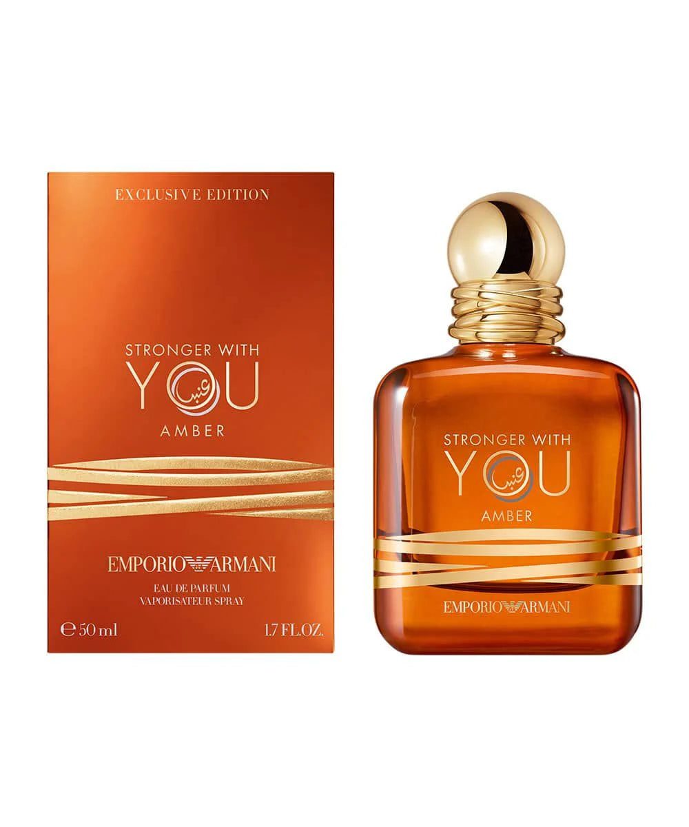 EMPORIOARMANISTRONGERWITHYOUAMBER Armani Emporio Armani Stronger With You Amber 100ml - Image 1