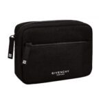 Givenchy For Men Zipped Black Pouch For Men