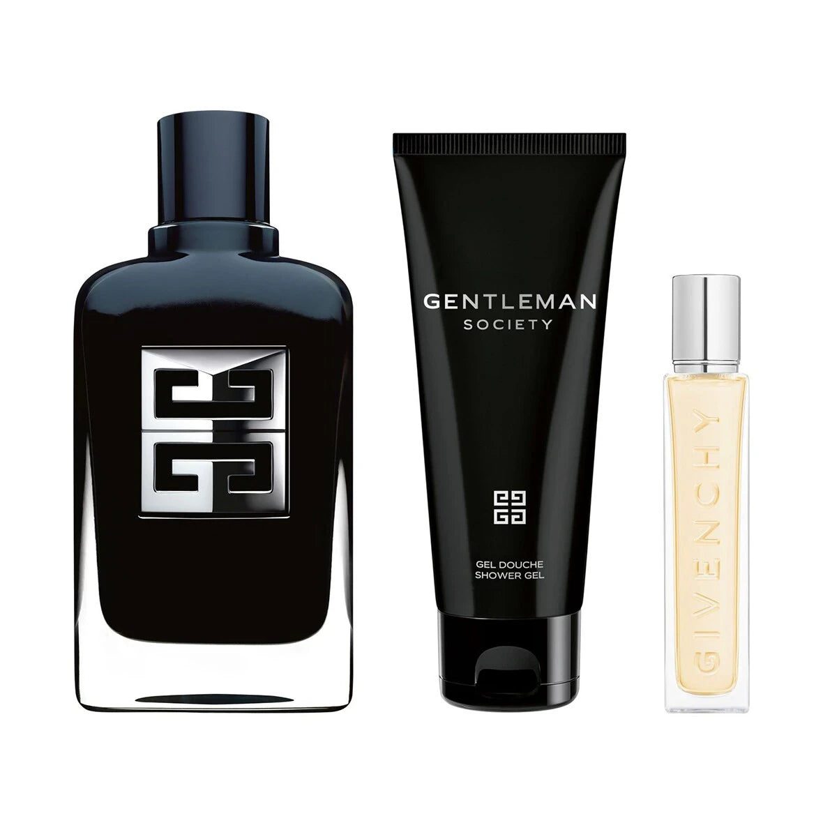 GivenchyGentlemanSociety3pcSet_100mlEDP_75mlShowerGel_12.5mlSpray Givenchy Gentleman Society Gift Set For Men - Image 1