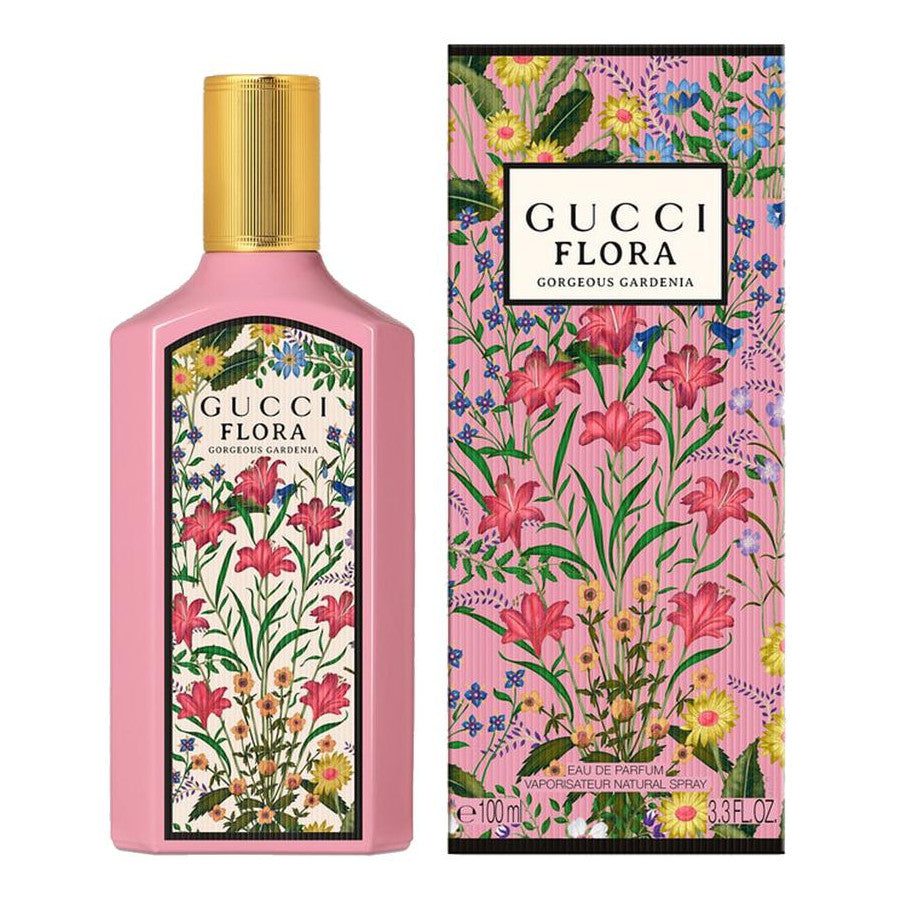 GucciFloraGorgeousGardeniaEdp100ml Gucci Flora Gorgeous Gardenia Perfume For Women EDP 100ml - Image 1