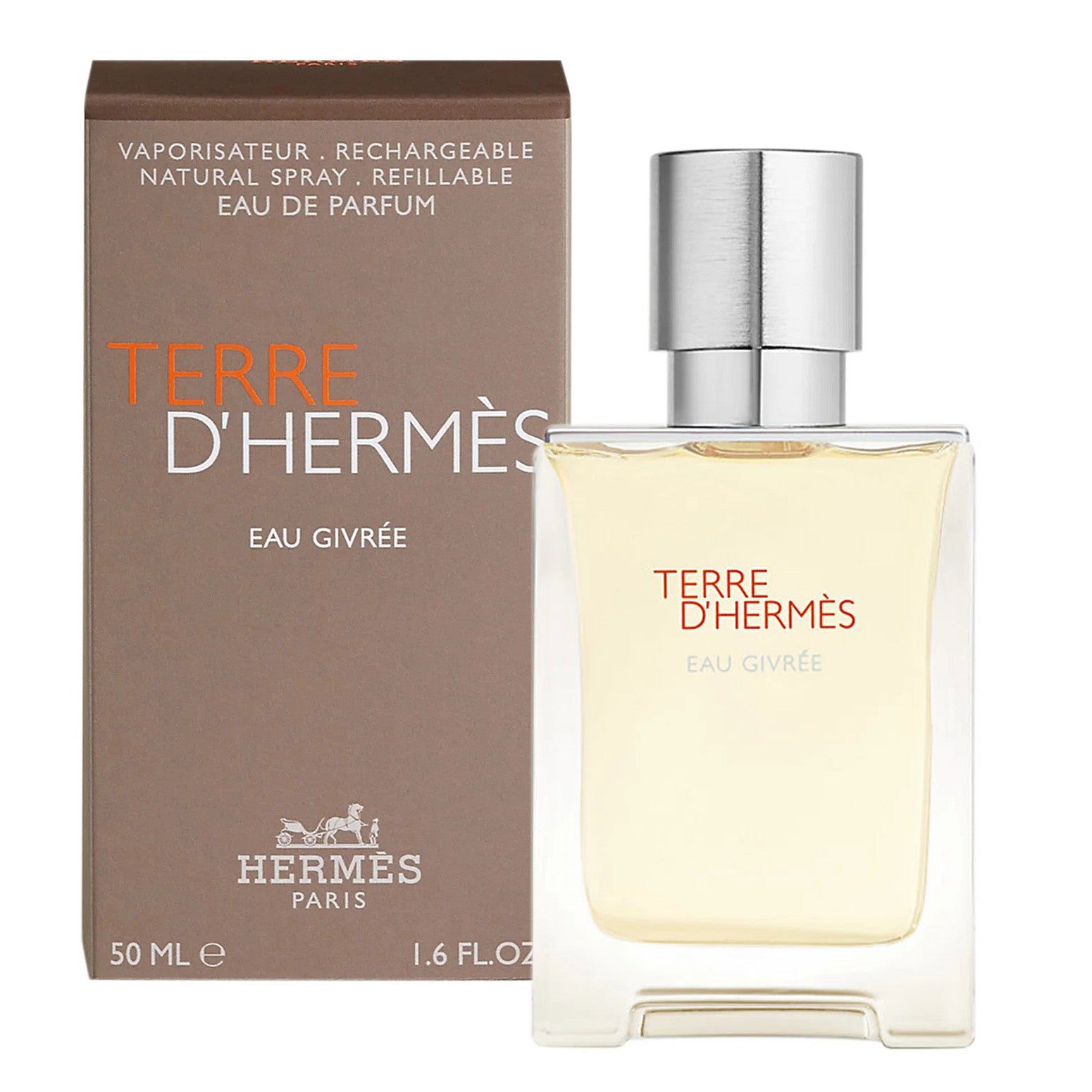 HermesTerreD_HermesEauGivree_M_Edp50MlRefillable Hermes Terre D'Hermes Eau Givree Perfume For Men EDP 50ml Refillable - Image 1
