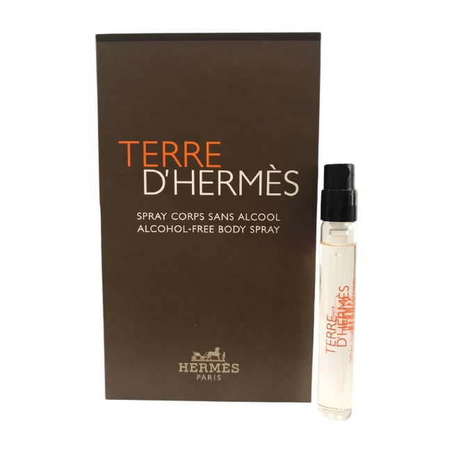 HermesTerreD_Hermes_M_TubeSprayAlcoholFreeBodySpray4Ml Hermes Terre D'Hermes Tube Spray Alcohol Free Body Spray For Men 4ml - Image 1