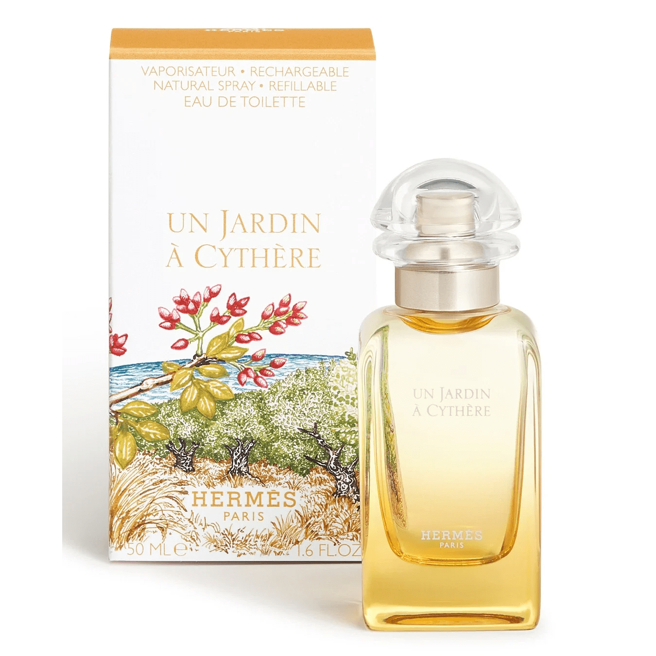 HermesUnJardinACythere_U_Edt50MlRefillable Hermes Un Jardin A Cythere Perfume For Unisex EDT 50ml Refillable - Image 1