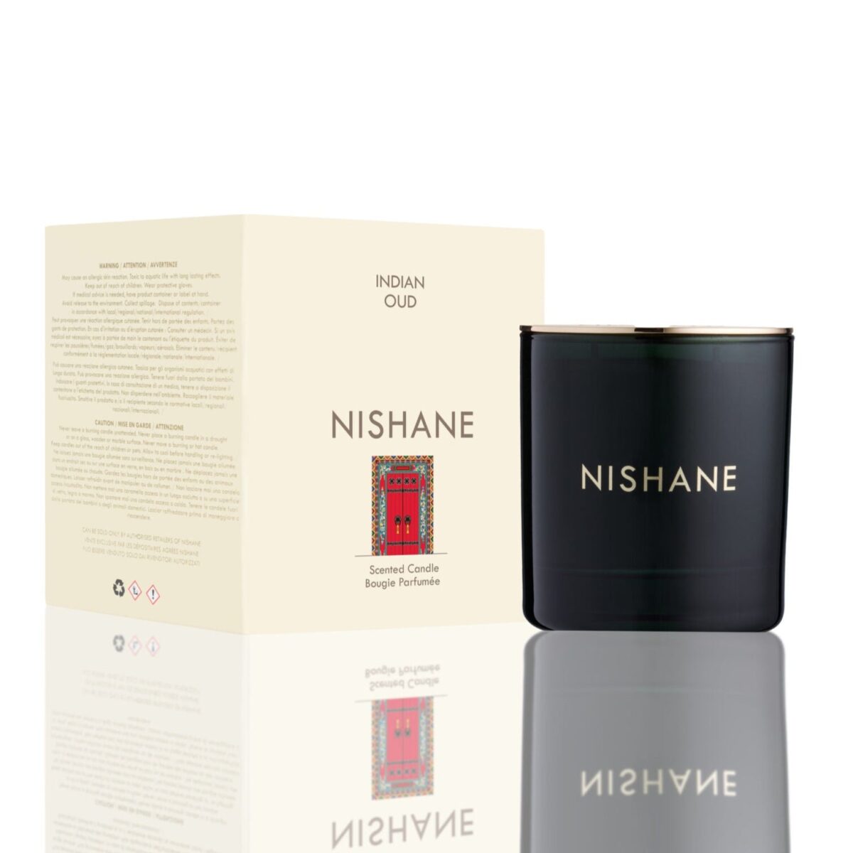 Nishane Indian Oud Scented Candle 300gm - Image 3